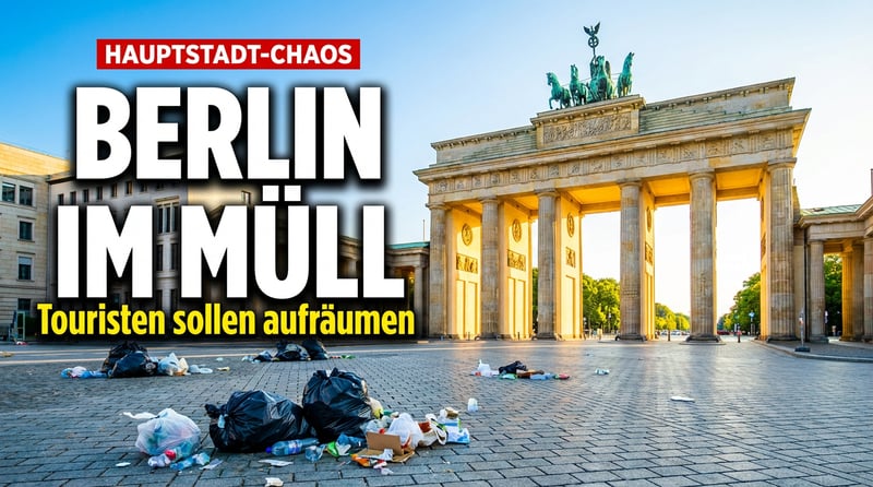Putz-Urlaub in der Hauptstadt: Berlin will Touristen als Müllsammler einspannen