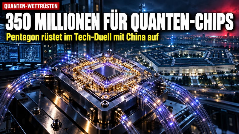 Quanten-Wettrüsten: Pentagon pumpt 350 Millionen Dollar in Superrechner