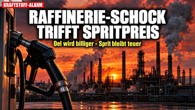 Raffinerie-Schock: Warum Sprit teuer bleibt, auch wenn Öl billiger wird