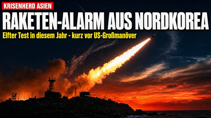 Raketen-Alarm vor dem Manöver: Kim testet die Nerven des Westens