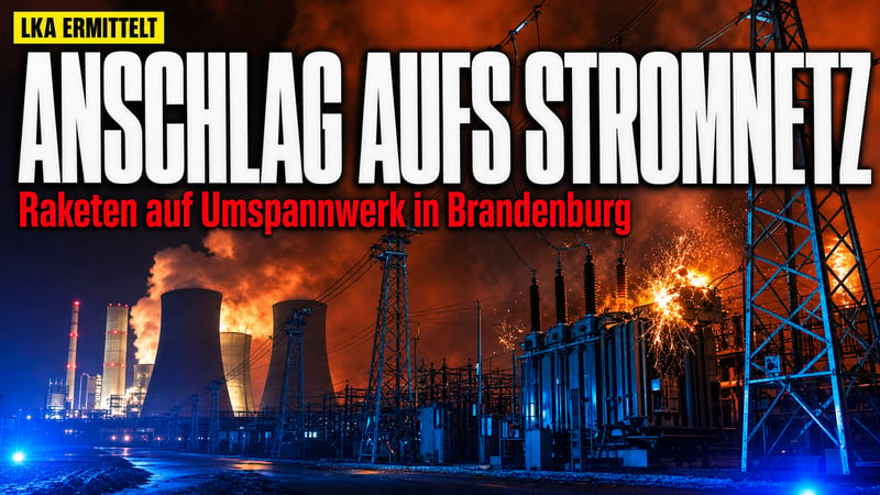 Raketen auf Umspannwerk: Anschlag auf Brandenburgs Stromherz!
