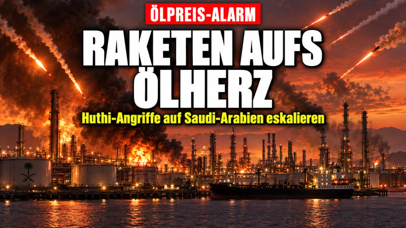 Raketen gegen Saudi-Arabien: Huthi-Krieg erreicht das Ă–lherz!