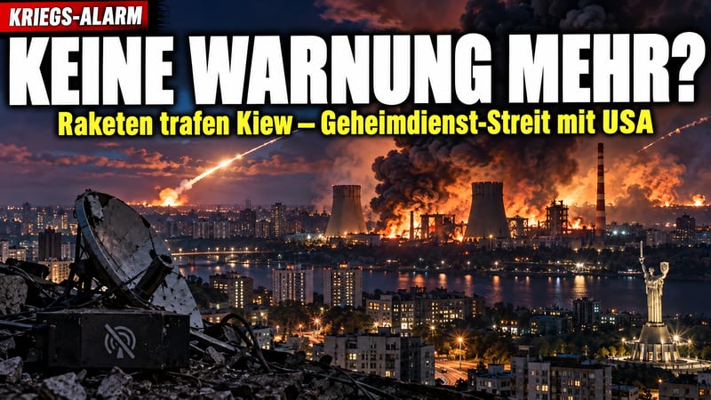 Raketen ohne Vorwarnung: Dreht Washington Kiew den Geheimdienst ab?