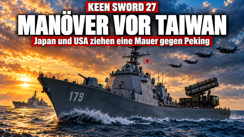Raketen vor Taiwan: Japan und USA ziehen eine Mauer gegen Peking!