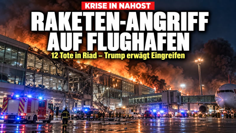 Raketenhagel auf Riad: 12 Tote am Flughafen – Trump erwägt Eingreifen!