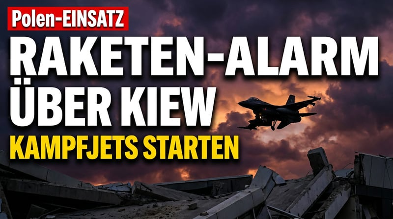 Raketenhagel über Kiew: Russland setzt seinen Vernichtungsfeldzug fort – Polen schickt Kampfjets in die Luft