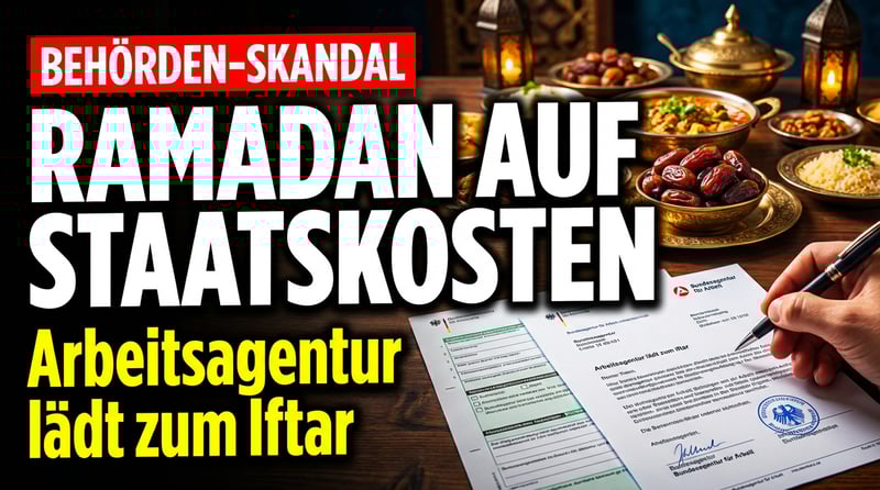 Ramadan-Fastenbrechen auf Staatskosten: Wenn die Bundesagentur für Arbeit zum Iftar lädt
