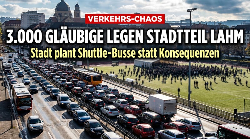 Ramadan-Massengebet legt Stuttgarter Stadtteil lahm – Behörden reagieren mit Shuttle-Plänen statt Konsequenzen