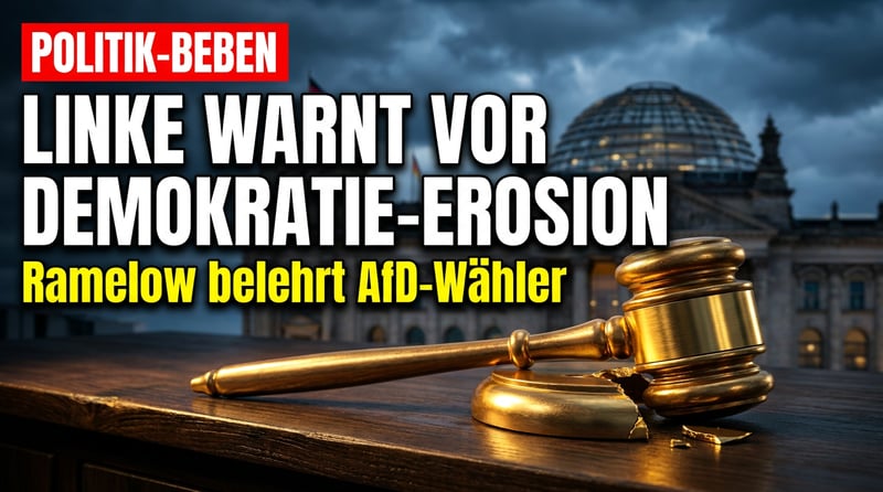 Ramelows Belehrungston: Wenn ausgerechnet die Linke vor „Erosion der Demokratie" warnt