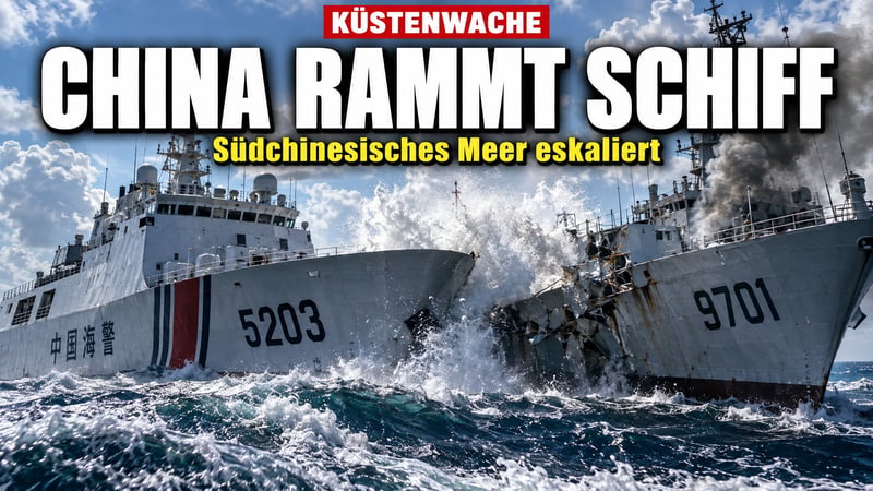 Ramm-Attacke vor Palawan: China eskaliert im Südchinesischen Meer