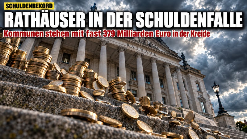 Rathäuser im Schuldensog: Fast 379 Milliarden Euro Miese!