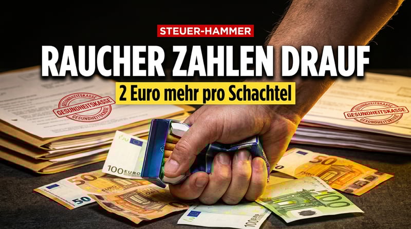 Raucher sollen Milliardenloch der Krankenkassen stopfen – Tabaksteuer vor drastischer Erhöhung