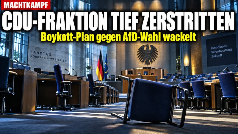 Raus aus dem Saal? CDU-Mann Heuer will beim Boykott nicht mitmachen!