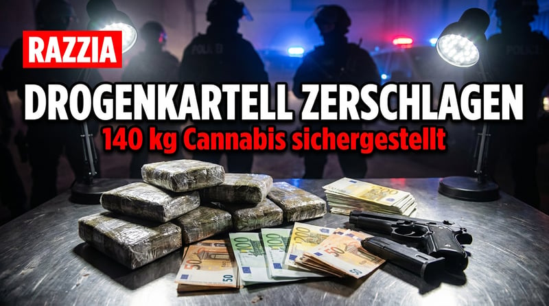 Razzia gegen Drogenkartell: Wenn der „größte Cannabismarkt Europas“ seine bittere Rechnung präsentiert