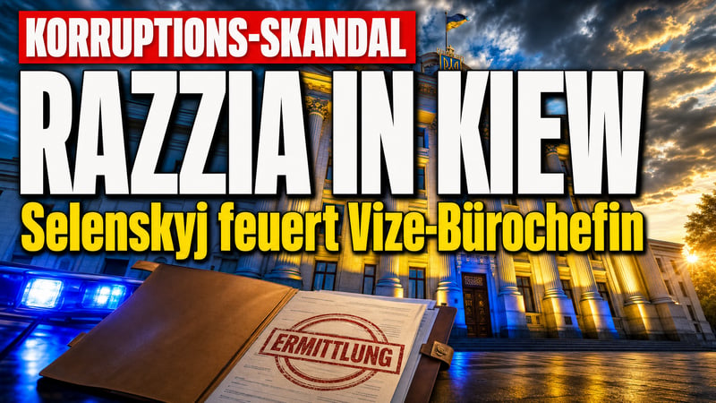 Razzia im Machtzentrum Kiews: Selenskyj feuert seine Vize-Bürochefin