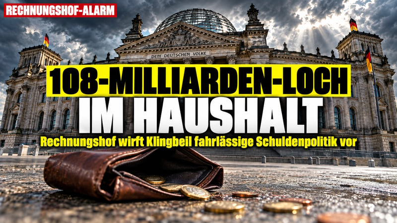 Rechnungshof-Alarm: 108-Milliarden-Loch in Klingbeils Kasse!