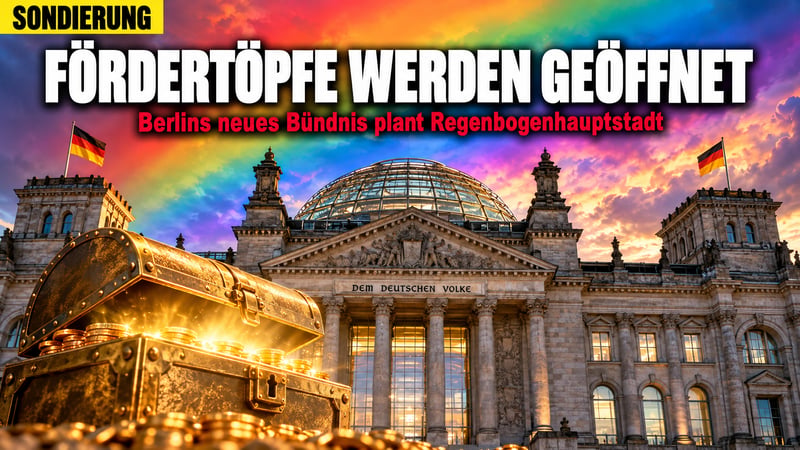 „Regenbogenhauptstadt“ Berlin: Rot-Grün-Rot öffnet die Fördertöpfe