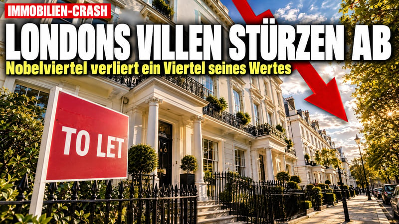 Reiche auf der Flucht: Londons Luxusvillen verlieren ein Viertel!