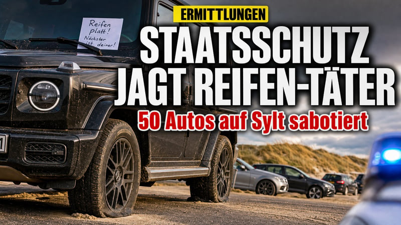 Reifen platt auf Sylt: Staatsschutz jagt die Erben der „Letzten Generation“