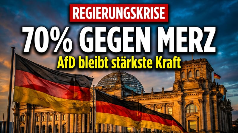 Rekord-Unzufriedenheit: Deutsche strafen Merz und die Große Koalition ab