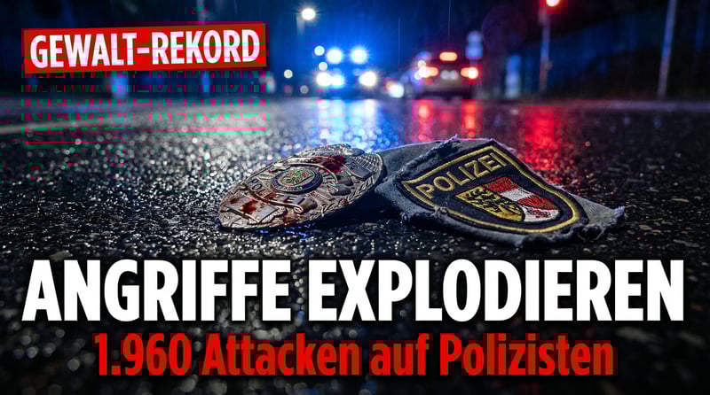 Rekordgewalt gegen Bundespolizisten: Die bittere Bilanz einer gescheiterten Sicherheitspolitik