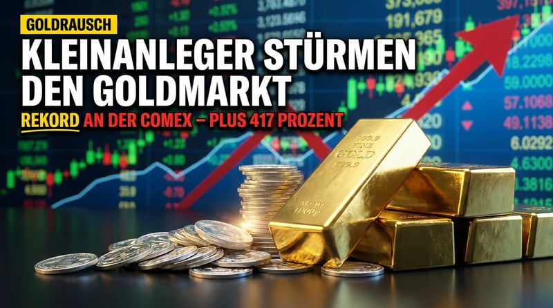 Rekordjagd an der COMEX: Warum Kleinanleger plötzlich in Gold- und Silber-Futures strömen