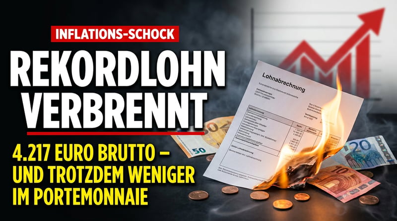 Rekordlöhne von 4.217 Euro – und trotzdem verlieren die Deutschen am Ende