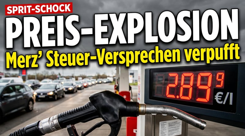 Rekordsprung an der Zapfsäule: Spritpreise explodieren – Merz' Steuersenkung schon vor Inkrafttreten verpufft