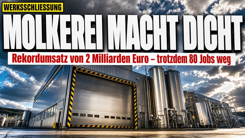 Rekordumsatz – und trotzdem dicht: Molkerei-Aus in Kaiserslautern