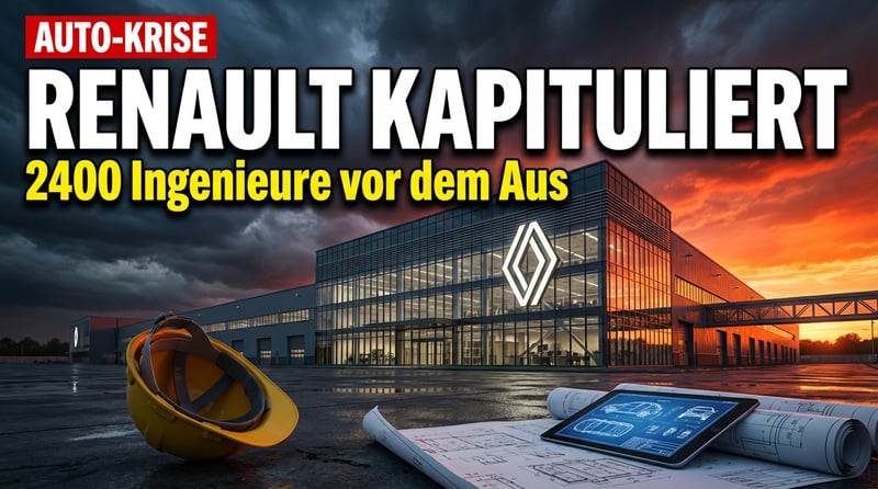 Renault kapituliert vor China: Bis zu 2400 Ingenieure stehen auf der Streichliste