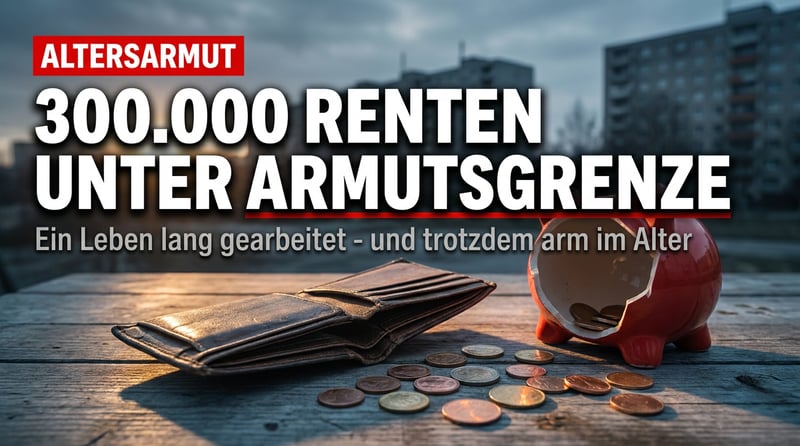 Rente als Armutszeugnis: Wenn ein Leben voller Arbeit im Alter nicht mehr zum Leben reicht
