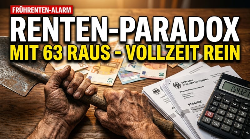 Rente mit 63 und trotzdem schuften: Wenn der Frührentner zum Vollzeit-Arbeiter wird