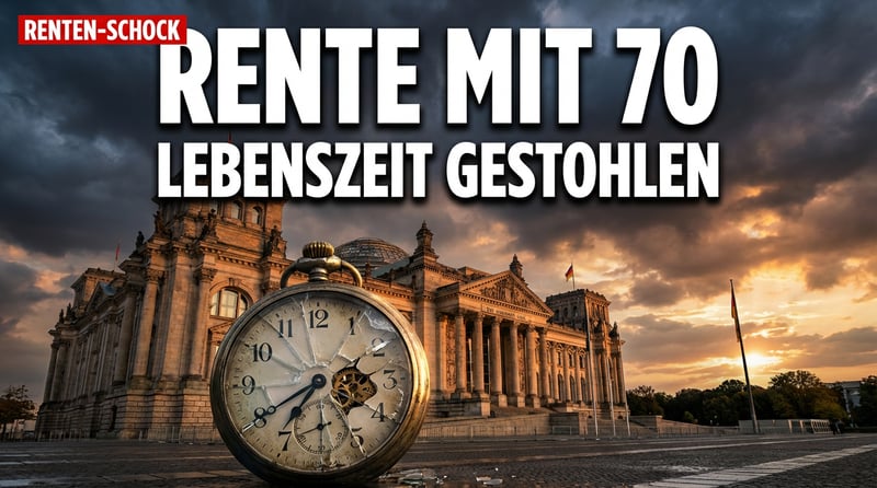 Rente mit 70: Merz-Regierung plant schleichende Enteignung der Lebenszeit