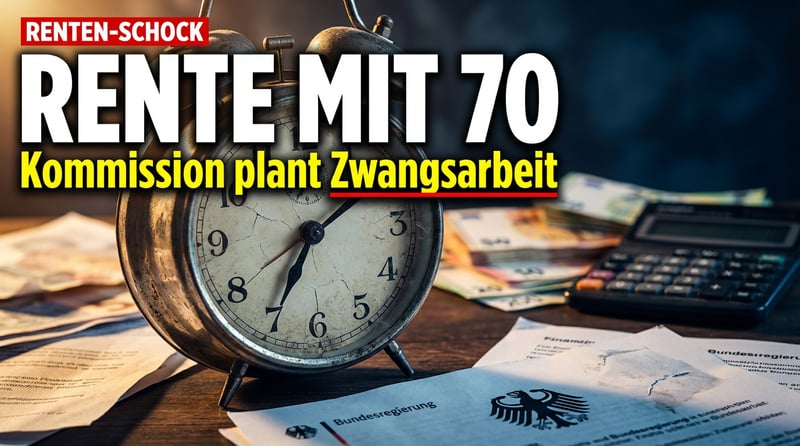 Rente mit 70: Regierungskommission plant den nächsten Griff in die Lebenszeit der Bürger