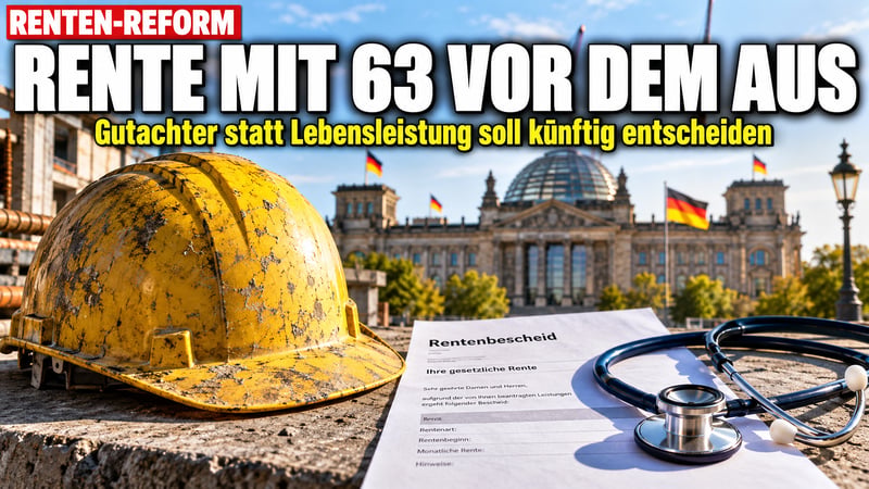 Rente nach 45 Jahren vor dem Aus: Wer schuftet, zahlt drauf!