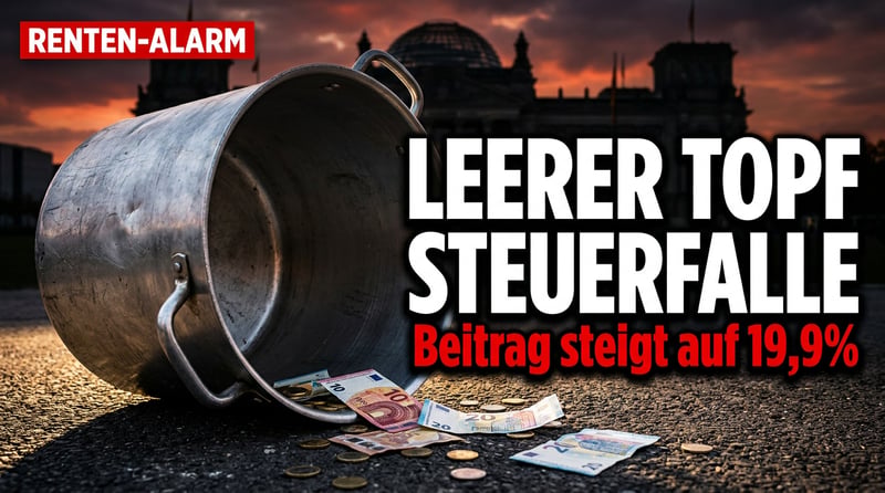 Renten-Alarm: Wenn der leere Topf zur Steuerfalle für Millionen wird