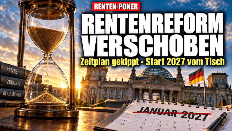 Renten-Hängepartie: Merz kassiert den Zeitplan – Reform erst 2027?