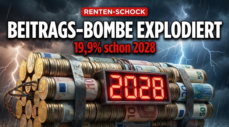 Renten-Schock 2028: Die tickende Beitragsbombe explodiert früher als gedacht