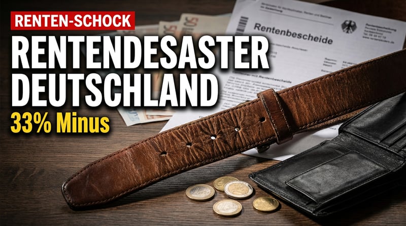 Rentendesaster Deutschland: Wer ein Leben lang schuftet, darf am Ende den Gürtel enger schnallen