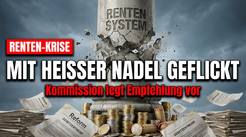 Rentenkommission im Eiltempo: Wenn das marode Rentensystem mit der heiĂźen Nadel geflickt wird