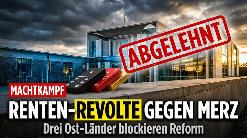 Rentenkrieg im Kanzleramt: Wie drei Ost-Ministerpräsidenten Friedrich Merz vorführen