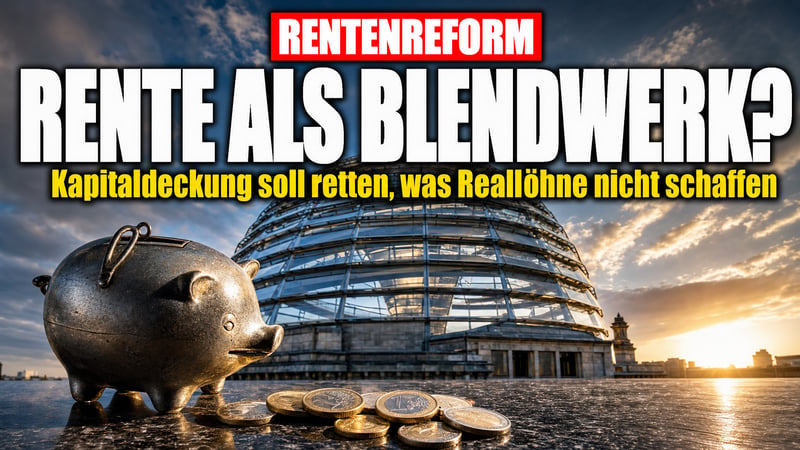 Rentenreform als Blendwerk: Rettet der Kapitalmarkt wirklich Ihre Rente?