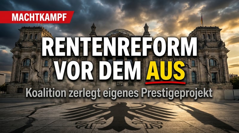 Rentenreform im Zerfall: Wie die Koalition ihr eigenes Prestigeprojekt zerlegt