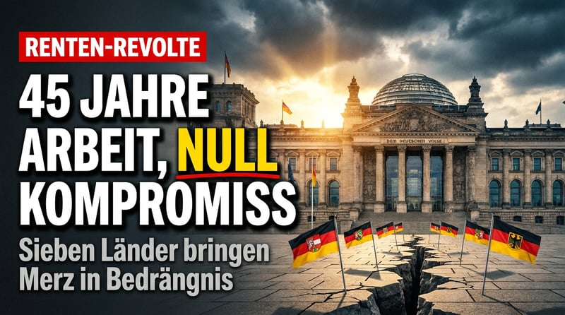 Rentenrevolte im Osten: Wie 45 Beitragsjahre den Kanzler in die Zange nehmen