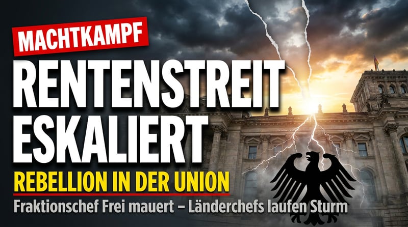Rentenstreit eskaliert: Fraktionschef Frei mauert – während halbe Union gegen Merz rebelliert