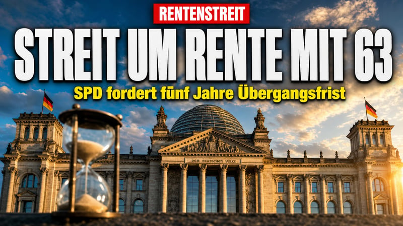 Rentenstreit eskaliert: SPD will Frührente fünf Jahre länger retten