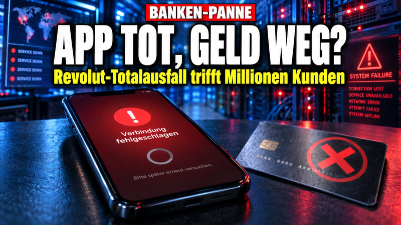 Revolut-Totalausfall: Millionen Kunden kommen nicht an ihr Geld!