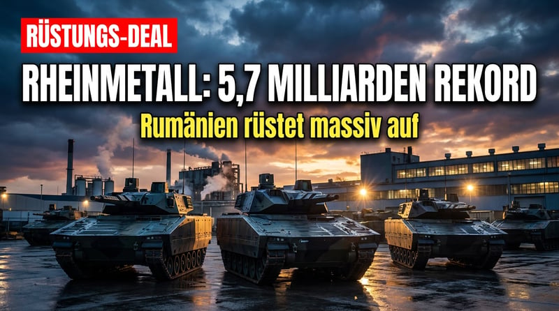 Rheinmetall jubelt über Rekordgeschäft in Rumänien – während Europa zur Werkbank des Krieges wird