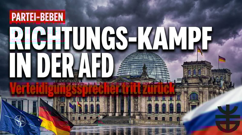 Richtungskampf in der AfD: Verteidigungssprecher Lucassen wirft das Handtuch