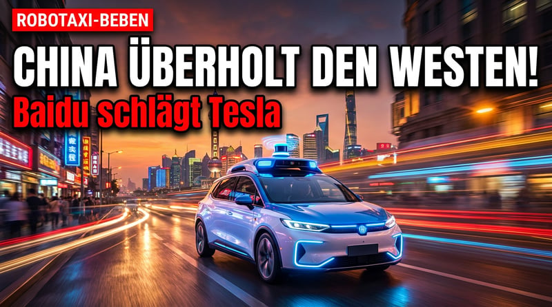 Robotaxi-Revolution: Wie China den Westen im Rennen ums autonome Fahren überholt